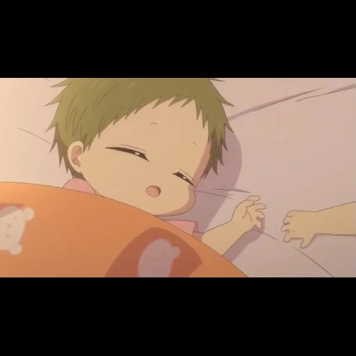 image, personnages d'anime, kotaro anime bébé, anime jeune arachide, nounous de l'école d'anime kotaro