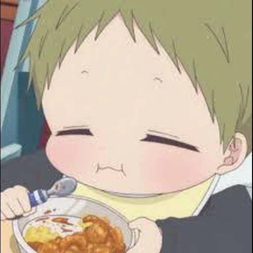 figure, kavai animation, lovely cartoon, kotaro anime baby, gakuen babysitters kotaro