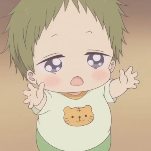 kotaro kashima, bebé de anime kotaro, niñeras de la escuela de anime, niñeras de la escuela kotaro, gakuen babysitters kotaro