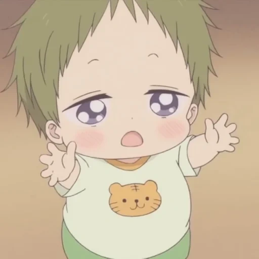 kotaro kashima, kotaro anime baby, pengasuh sekolah anime, pengasuh sekolah kotaro, gakuen babysitters kotaro