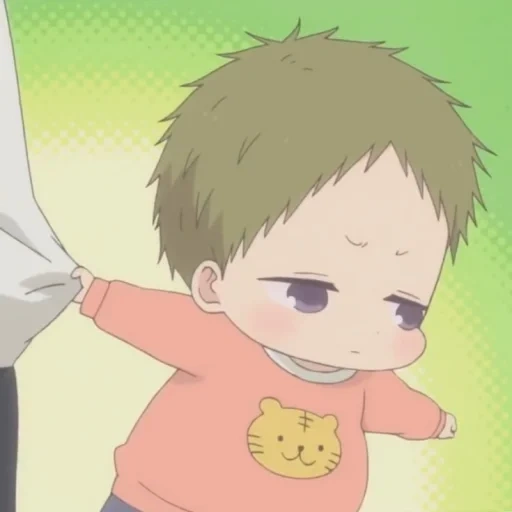 figura, babá de anime, papel de animação, animação de babá escolar, babá da escola de otaro