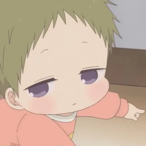 figure, cartoon cute, anime baby, cartoon characters, kotharo kashima's school nanny