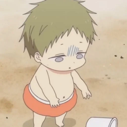 animação, kudao otaro, personagem de anime, a babá da escola de otaro, gakuen babysitters kotaro