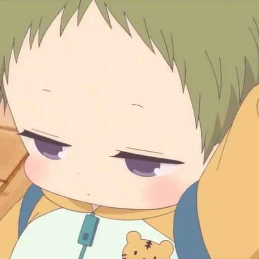 anime kawai, personnages d'anime, nounous de l'école d'anime, nannies scolaires kotaro, anime kotaro est petit