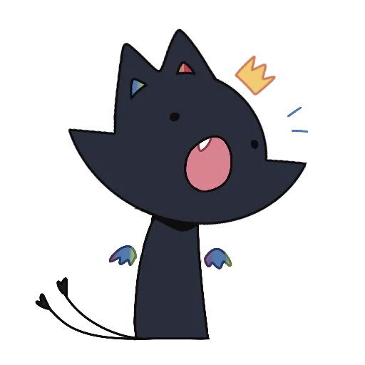 gato, gato, gato, arigato cat, lobo de desenho animado