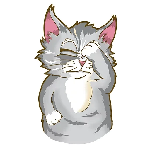 stiker telegram, stiker telegram kucing ceria