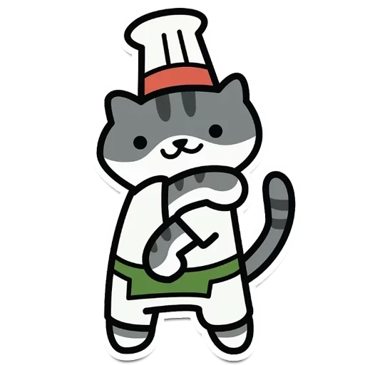 cat, cat, cat cook, fictional character, neko atsume kitty collector