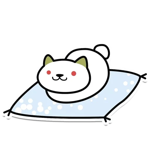 gatto di medicina interna, seal cavaie, neko atsume frosty, carino sigillo kawaii, faccia di foca cavai