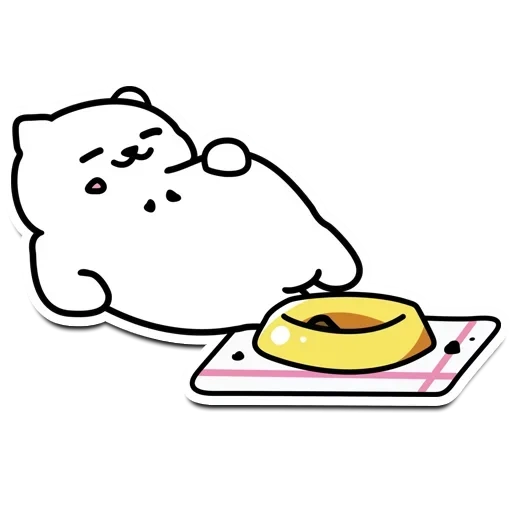 manger seulement, tabbs cat, tubbs canards, tabbs n'est pas atsum, neko atsume kitty collector