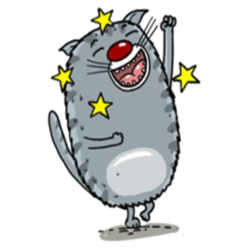 cat, cats, cats, chat sans motif de décoration, cartoon hungry cat