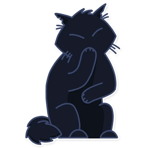 siluet kucing, siluet kucing, siluet kucing hitam, siluet menggambar kucing hitam