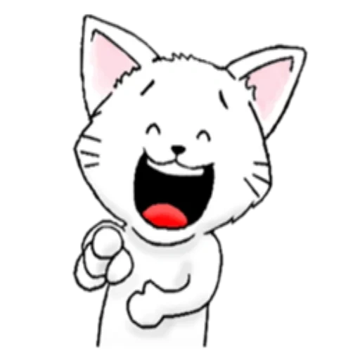 kucing, kucing, seekor kucing, cat clipart, kucing anime smiley