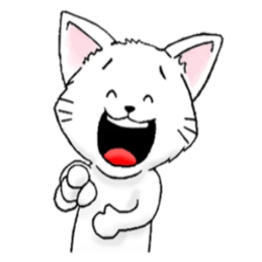 gato, gato, um gato, cat clipart, cat de anime smiley