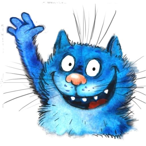 die blaue katze, die blaue katze, die blaue katze, blue cat tg, die blaue katze von irina zeniuk