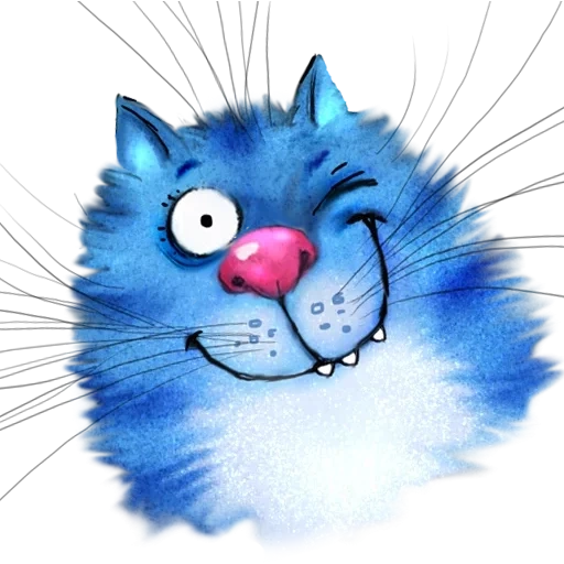 gato azul, gatito azul, gato azul, rina zenyuk gato azul, el gato azul de irina zenuk