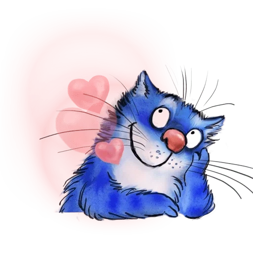 gato azul, el gato azul de irina, rina zenyuk gato azul, el gato azul de irina zenuk