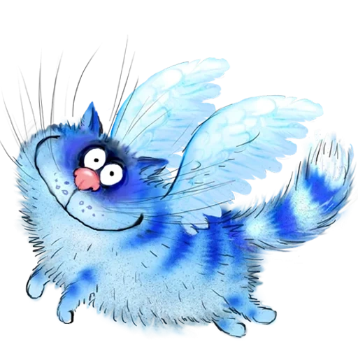 blue cat, baby blue cat, rina zenyuk's blue cat, irina zenuk's blue cat, mini glider-happy blue cat