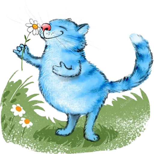 gato azul, el gato azul de irina, el gato azul de rina zenyuk, el gato azul de irina zenuk