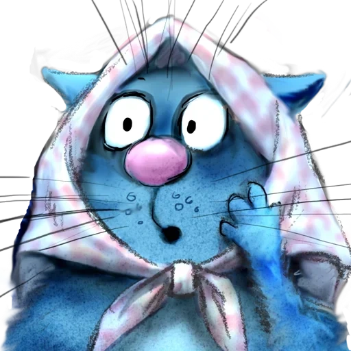 gato azul, gato azul, el gato azul de irina, el gato azul de irina zenuk