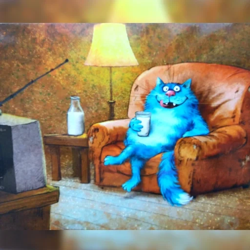 die blaue katze, irina's blue cat, die katze 2020 von irina zenyuk, die blaue katze von irina zeniuk, die blaue katze von irina zeniuk