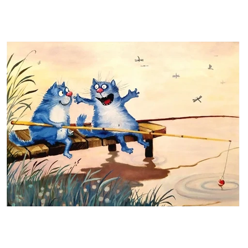 el gato azul de irina, el gato azul de rina zenyuk, el gato azul de irina zenuk, el gato azul del artista irina zenyuk, el gato del artista de minsk irina zenyuk