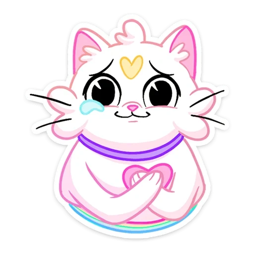 encantador, gatos, catástrofe, desenhos kawaii, desenhos kawaii fofos