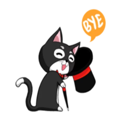 cat, cat black, bundhit cat, black cat, cartoon cat