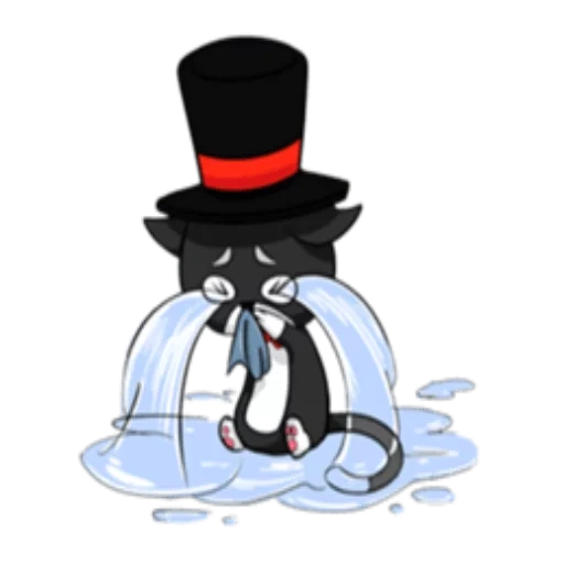 mensch, pinguin, penguin flach, rauchen von pinguin, penguin gentleman