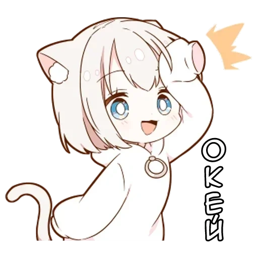 innere medizin, mini uchiko, anime bilder, anime mini neko, niedliche anime-muster