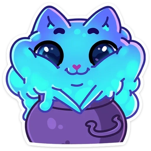 kitten, blue kitten set