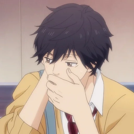 anime jungs, anime charaktere, mabuchi weint, anime arta jungs, kou mabuchi bildschirm