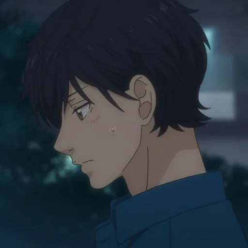 foto, anime desbotado, ao haru ride, anime de hiperventilação, hiperventilação de legendas de anime