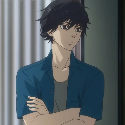 mabuchi, humano, personajes de anime, camino de anime de la juventud, el camino de la juventud mabuchi