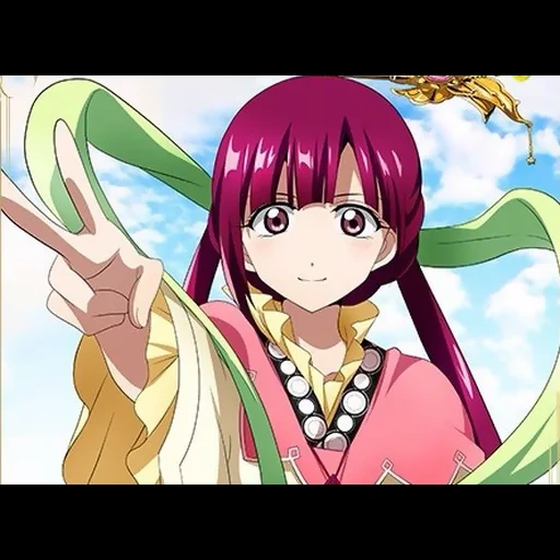 magi, kogueka ren, hal baru anime, karakter anime, kogyoku ren skrin