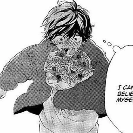 manga, picture, a pair of manga, manga flowers, anime manga