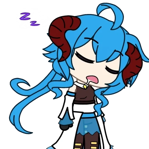 chibi, chiby sona, gacha life, clip gacha life, panic gacha life