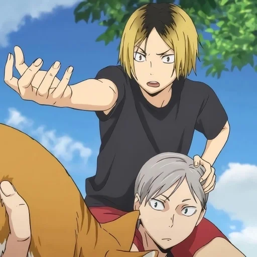haikyuu, kenma kozume, kenma volleyball, personnages d'anime, anime volleyball kenma lion