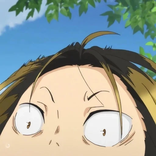figura, animação engraçada, rosto de meme de anime, animação meme de voleibol, vôlei de anime kenma