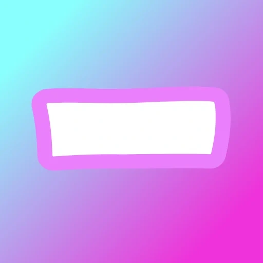 pink background, the background is neon, equal sign, transparent background, the neon frame is rectangular