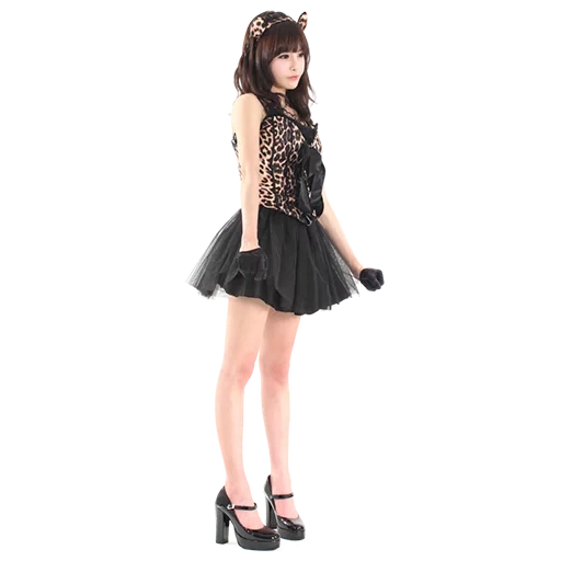 young woman, black dress, girl's dress, cute girls, black dress girls