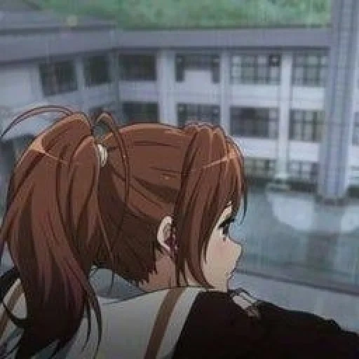 anime, anime manga, anime mädchen, trauriger anime, hibike euphonium natsuki