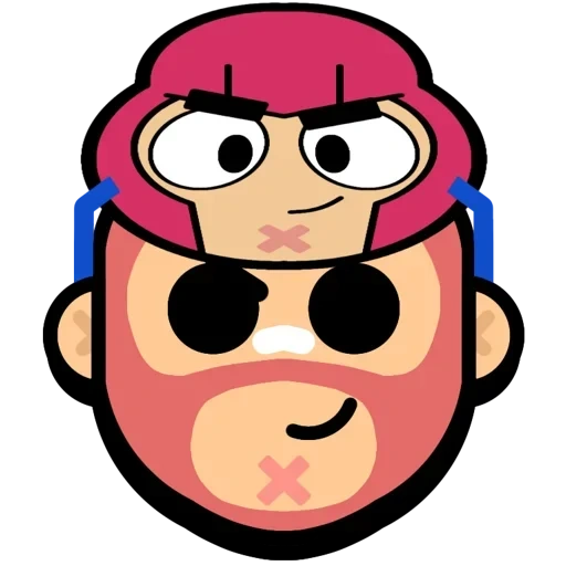 anime, orang, brawl stars, piu piu piu colta dari corta, brawl stars colt dan shelly