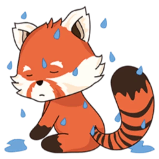 red panda, panda red, red panda pf, red panda kavai, anime animals are cute