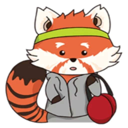 аниме, red panda, красная панда, красная панда пф, красная панда лого