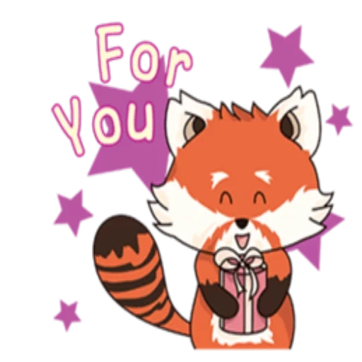 fox, fry fox, the fox is cute, panda red