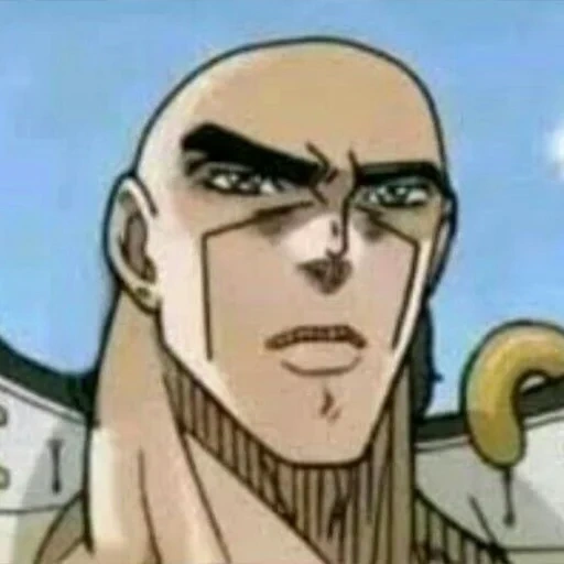 jojo, anime jojo, cartoon jojo, bald joe taro, yoshiga kira