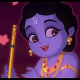 CUTE KRISHNA STICKER