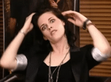young woman, kristen stewart, do you wanna touch me, kristen stewart is surprised, kristen stewart writhes faces