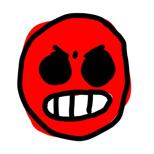 emoticon, the dark, brawl stars, emoticon pack disharmonie