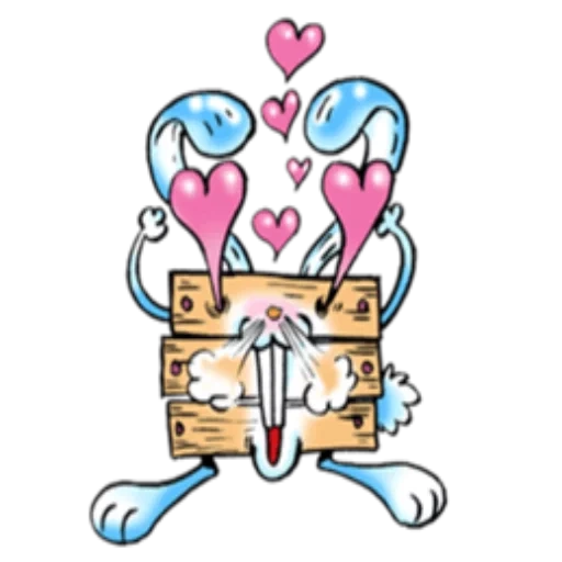 clipart, illustration, the heart of the cartoon in love, old school tattoo design, on valentine's day